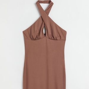 H&M Halter Top Jersey Short Dress